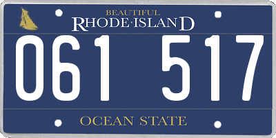 RI license plate 061517