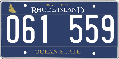 RI license plate 061559