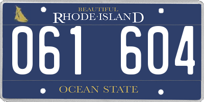 RI license plate 061604