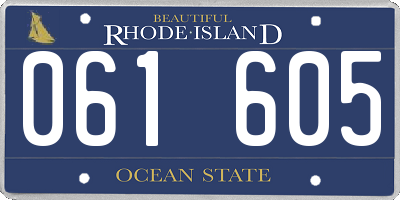 RI license plate 061605