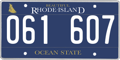 RI license plate 061607