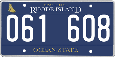 RI license plate 061608