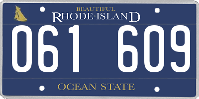 RI license plate 061609