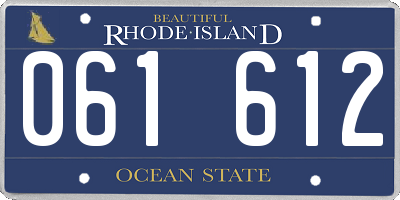 RI license plate 061612