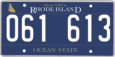 RI license plate 061613