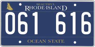 RI license plate 061616