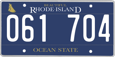 RI license plate 061704