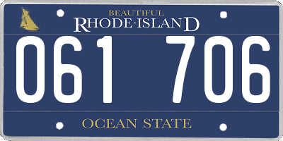 RI license plate 061706