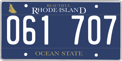 RI license plate 061707