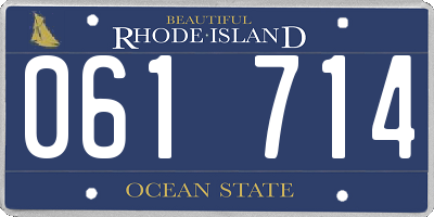RI license plate 061714