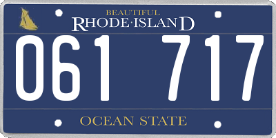 RI license plate 061717