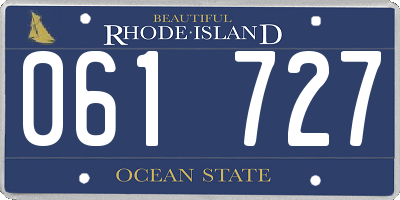 RI license plate 061727
