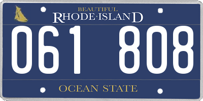 RI license plate 061808