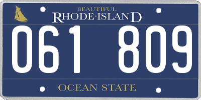 RI license plate 061809