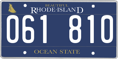 RI license plate 061810