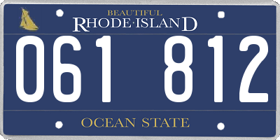 RI license plate 061812