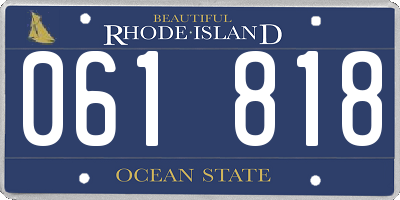 RI license plate 061818