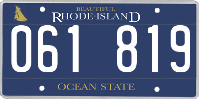 RI license plate 061819