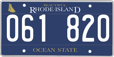 RI license plate 061820