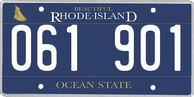 RI license plate 061901