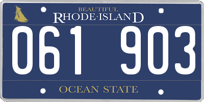 RI license plate 061903