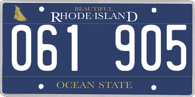RI license plate 061905