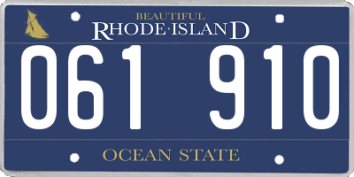 RI license plate 061910