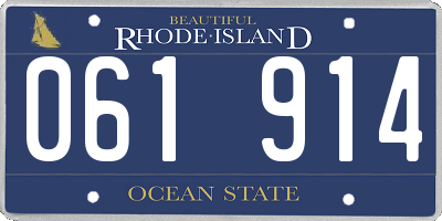 RI license plate 061914