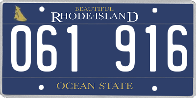 RI license plate 061916