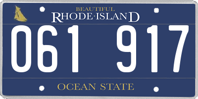 RI license plate 061917