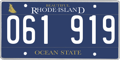 RI license plate 061919