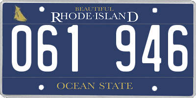 RI license plate 061946