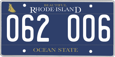 RI license plate 062006