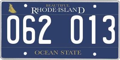 RI license plate 062013
