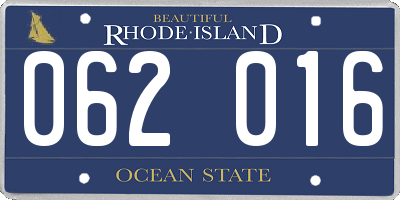 RI license plate 062016