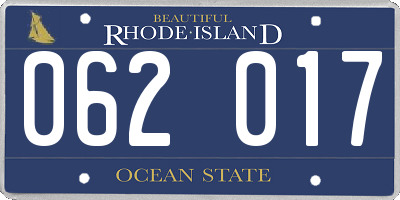 RI license plate 062017