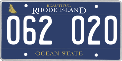 RI license plate 062020