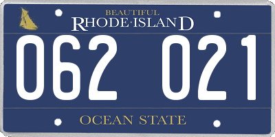 RI license plate 062021