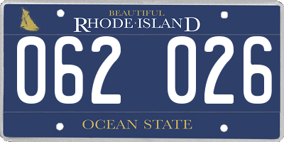 RI license plate 062026