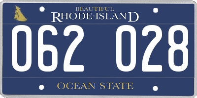 RI license plate 062028