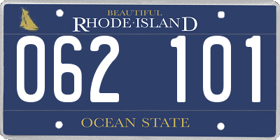 RI license plate 062101