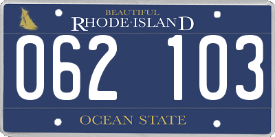 RI license plate 062103