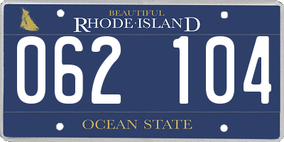 RI license plate 062104