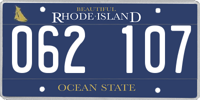RI license plate 062107