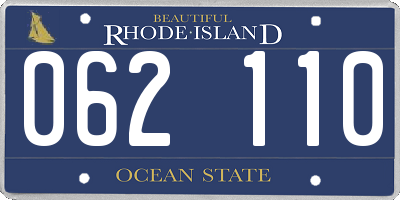 RI license plate 062110