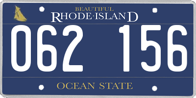 RI license plate 062156