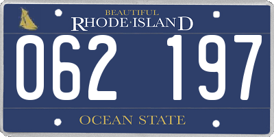 RI license plate 062197