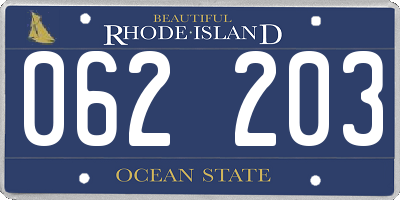 RI license plate 062203