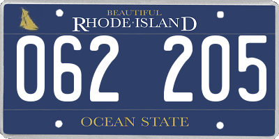 RI license plate 062205