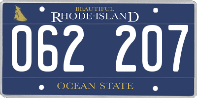 RI license plate 062207